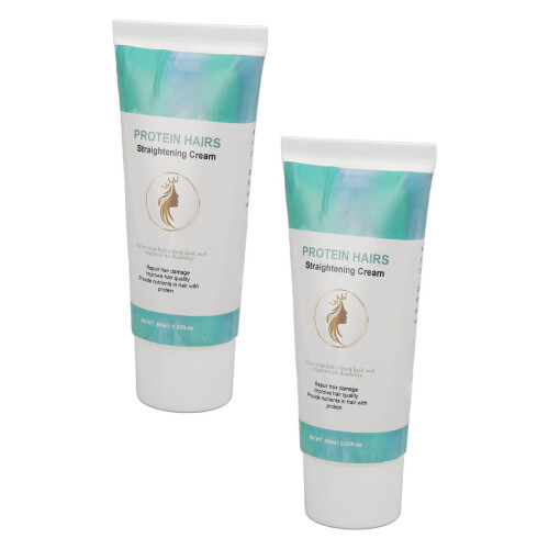 Protein Haarglättungscreme Pflegend 60ml x 2 2