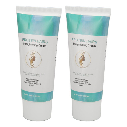 Protein Haarglättungscreme Pflegend 60ml x 2 1