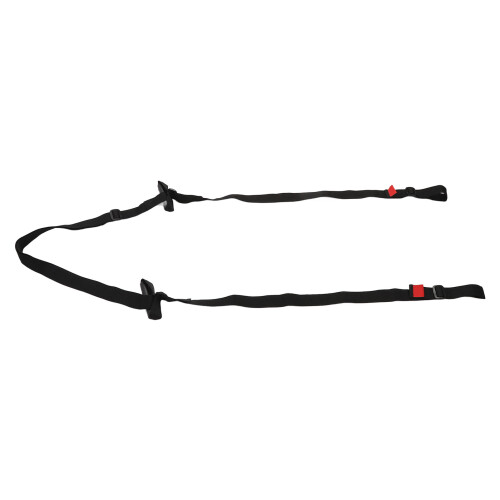 Black Leg Lifting Strap Mobility Tool for Elderly Stroke 2