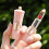 Temperatur-sensitive transparente getrocknete Blumen Lippenbalsam 1