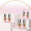 Temperatur-sensitive transparente getrocknete Blumen Lippenbalsam 5