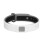 (White) Antistatisches Armband wasserdicht Silikon weiß, einstellbar 5