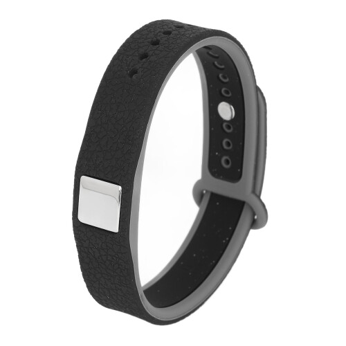 (Black) Antistatisches Armband wasserdicht Silikon weiß, einstellbar 2