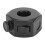(Black) Rotating Decompression Ring 360 Degree Finger Roller White 1