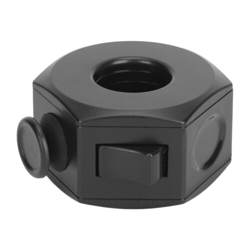 (Black) Rotating Decompression Ring 360 Degree Finger Roller White