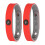 (Red) 2x Antistatik-Silikon-Armband Sport Rot 1