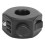 (Black) Rotating Decompression Ring 360 Degree Finger Roller White 2