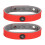 (Red) 2x Antistatik-Silikon-Armband Sport Rot 3