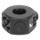 (Black) Rotating Decompression Ring 360 Degree Finger Roller White 4