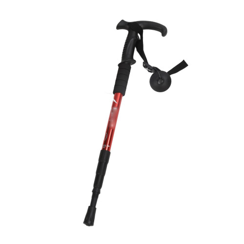 (Red) Lichtgewicht Wandelstokken Aluminium Rood 2