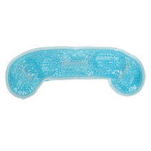 Eis-Kopfpackung mit Gurt Gel warm/kalt blau