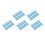5 Sheet Grid Athletic Tape Waterproof Tension Relief Light Blue 2