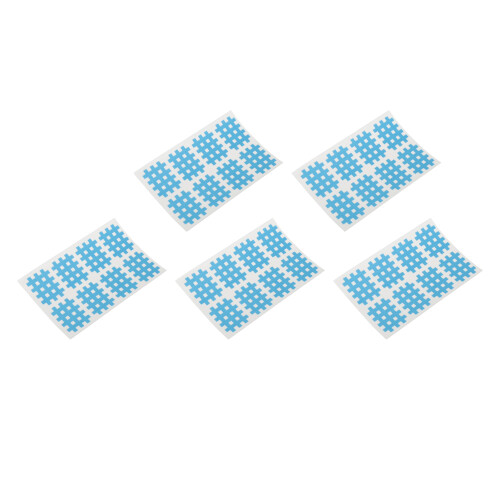5 Sheet Grid Athletic Tape Waterproof Tension Relief Light Blue 1