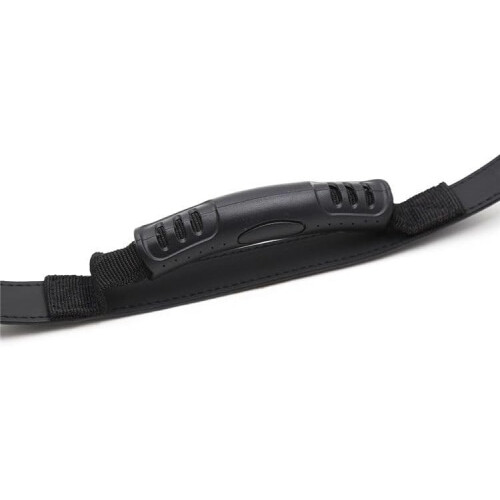 BDSM Wrist Restraint with Handle Leather Adjustable Wrist Cuff Universal Fit Black 1