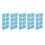 5 Sheet Grid Athletic Tape Waterproof Tension Relief Light Blue 3
