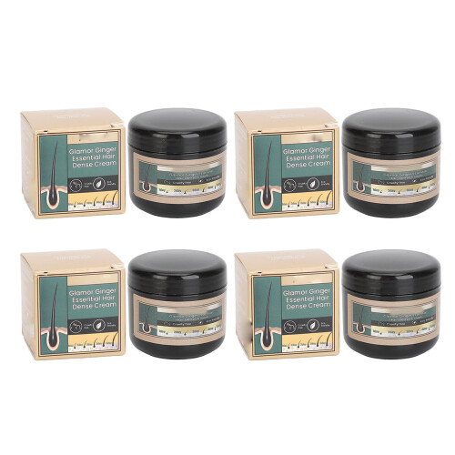 4x Ingwer-Haarcreme 30g gegen Haarausfall & Wachstum