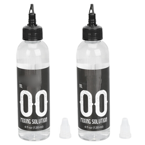 2 Bottles Tattoo Ink Mixing Solution 240ml Total 1