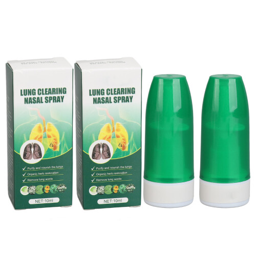 2PCS Nasal Congestion Spray 10ml Portable Fine Mist