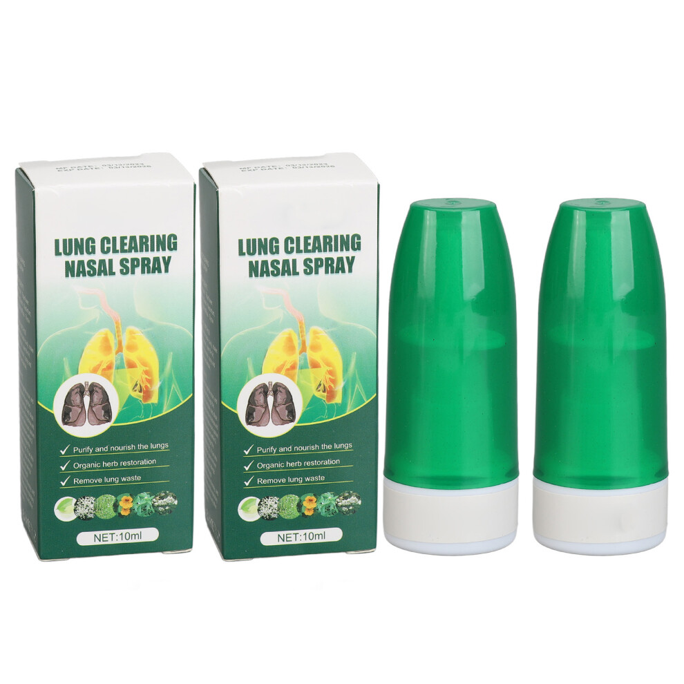2PCS Nasal Congestion Relief Spray 10ml Portable Fine Mist