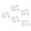 (THS004) 5pcs Washable Menstrual Pads Strong Absorption Reusable 2