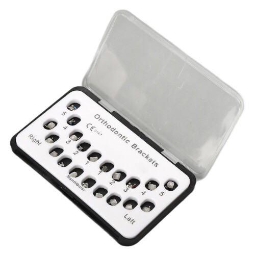 20Pcs Dental Roth Bracket 0.022inch Metal Dust Proof 2