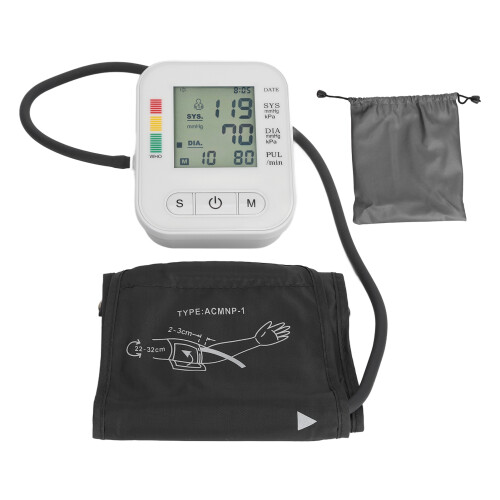 (Without Broadcast) Oberarm-Blutdruckmesser Großes LCD Display mit Manschette