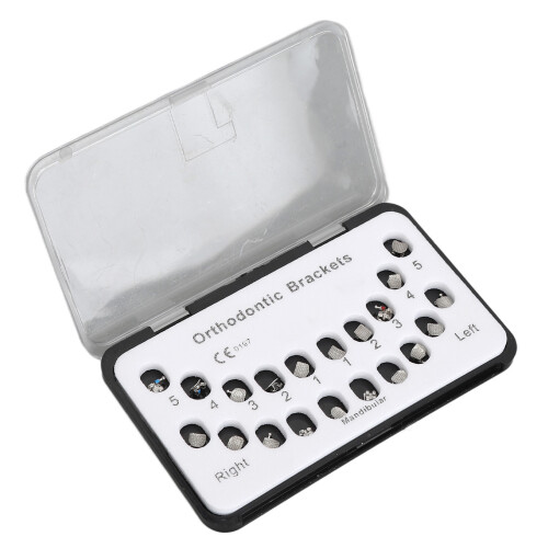 20Pcs Dental Roth Bracket 0.022inch Metal Dust Proof 1
