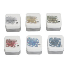 6er Glitter-Gel-Polish-Set für Nail Art DIY