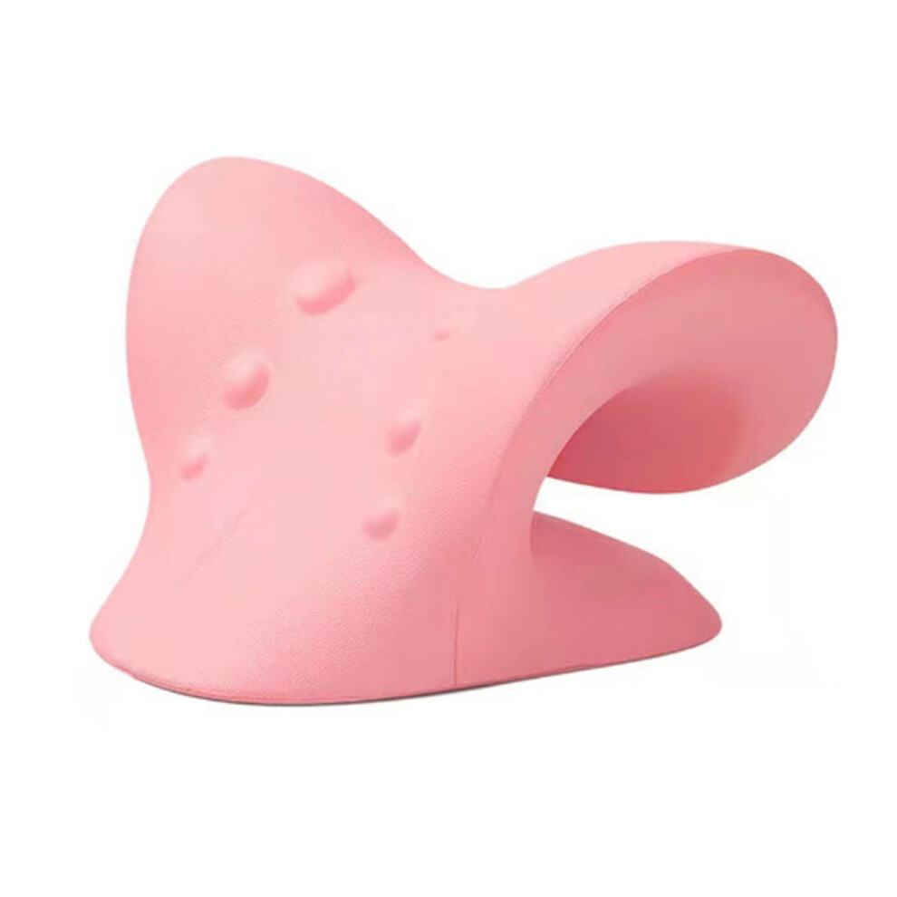 Pink (Pink) Cervical Spine Massage Pillow Relieves Soreness Neck Shoulder