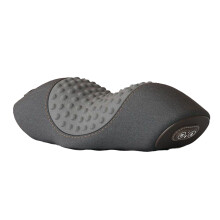 (Upgraded Vibration Hot Compression) Heated Neck Support Pillow Memory Foam Breathable Grey