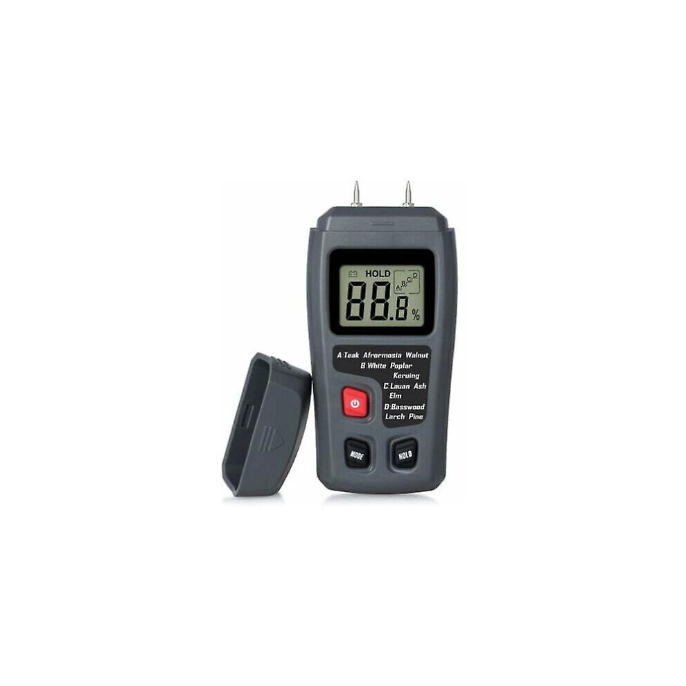 Kikidex (As Show, One Size) Wood Moisture Tester Portable Lcd Wood Moisture Detector For Measuring Paper And Firewood Moisture