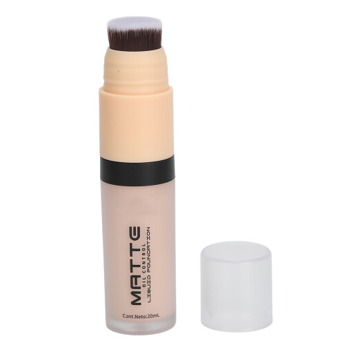 (01) Matte Liquid Foundation Brush Full Coverage Oil Control Long Lasting 1