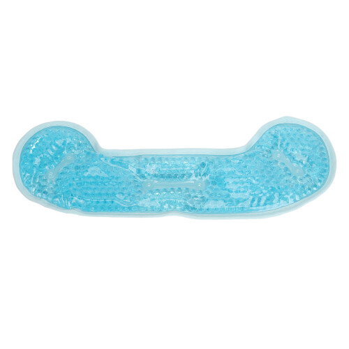 Eis-Kopfpackung mit Gurt Gel warm/kalt blau 2