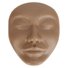 (Dark Brown) 5D-Make-up-Puppe aus Silikon, Mikroblading, dunkelbraun