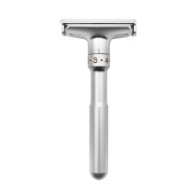 Barttrimmer, einstellbare Schärfe, tragbar, silber