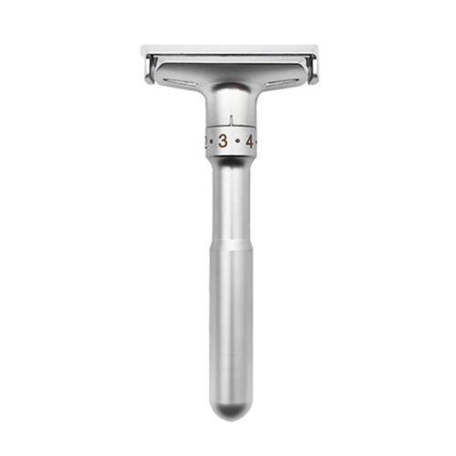 Barttrimmer, einstellbare Schärfe, tragbar, silber