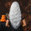 Damen-Halloween-Cosplay-Perücke mit Pony realistisch 4