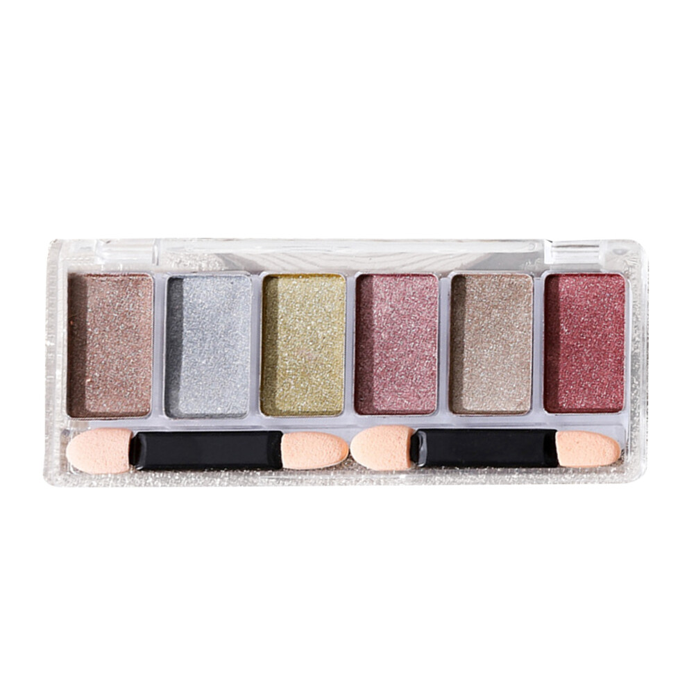 6 Colors Mirror Metallic Nail Powder Glitter Eyeshadow Sticks DIY