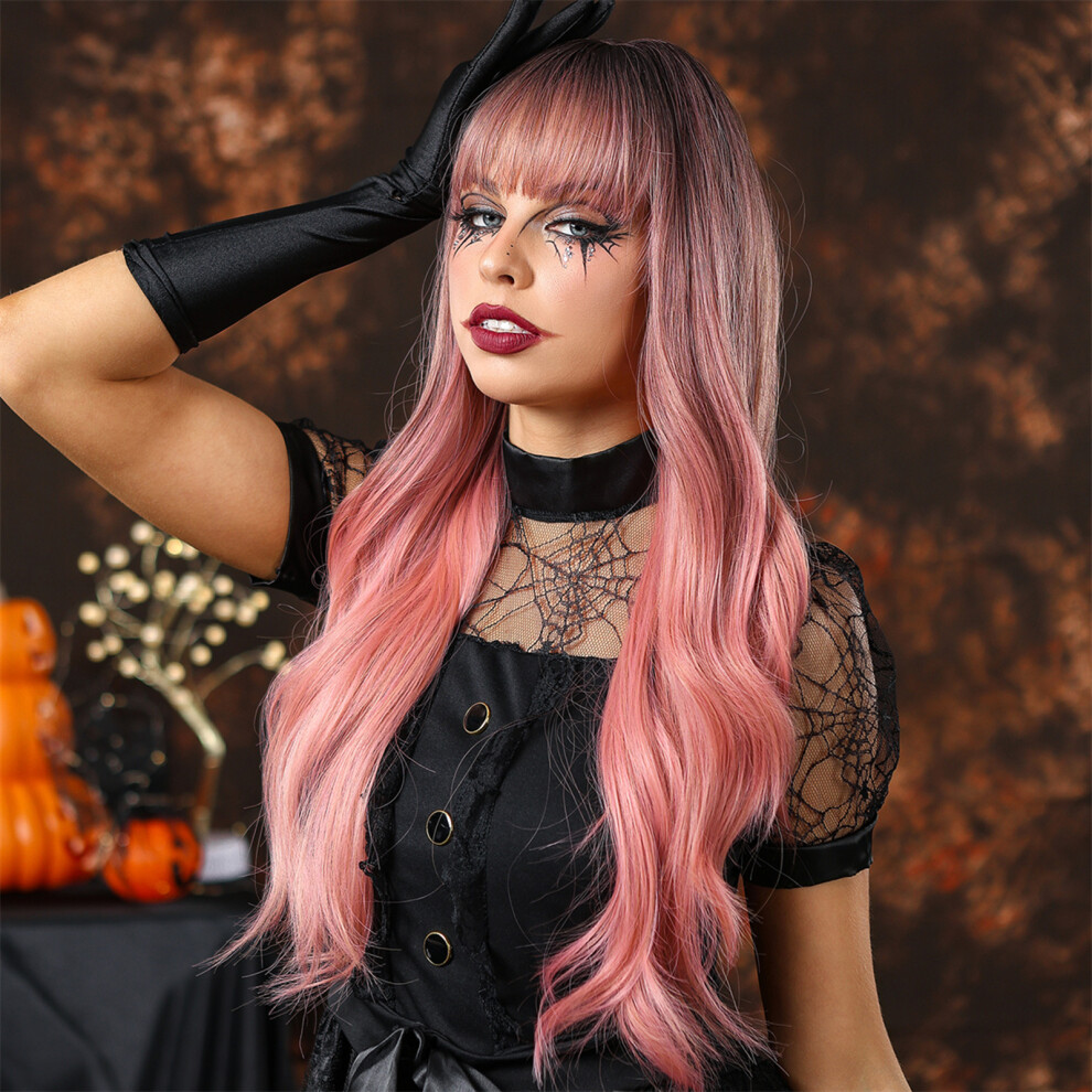 Unisex Women's Cosplay Wig Curly Wavy Realistic Natural Looking