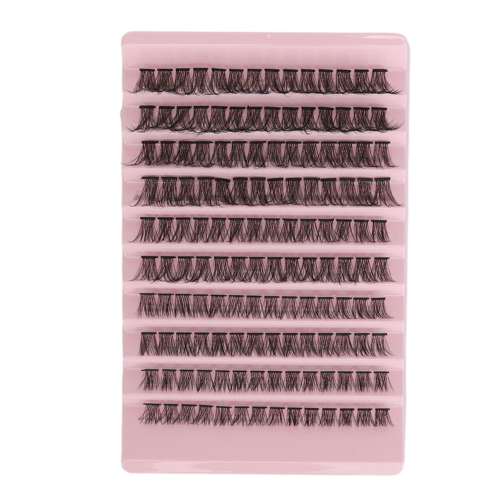 (002) Individual Eyelashes Synthetic Lightweight Cluster Extensions 001