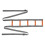 Bed Ladder Assist Handle Rope Helper Pull Up Strap Orange Grey 3
