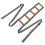 Bed Ladder Assist Handle Rope Helper Pull Up Strap Orange Grey 5