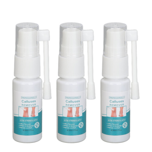 3pcs Herbal Foot Callus Remover Spray, Exfoliating 20ml 1