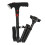 Elderly Folding Cane T Handle Height Adjust LED Light 1