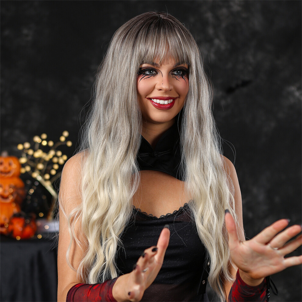 Unisex Women's Cosplay Wig Curly Wavy Natural Looking For Festive Party