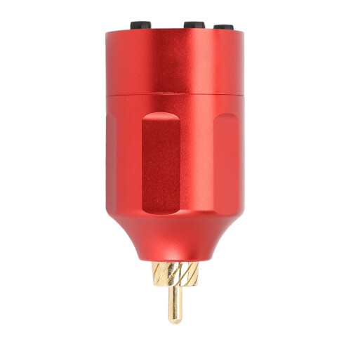 (Red) Drahtloses Tattoo-Netzteil 1300mAh RCA Rot 2