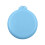 (Blue) Spazzola Capelli Pieghevole con Specchio Tonda Blu 1