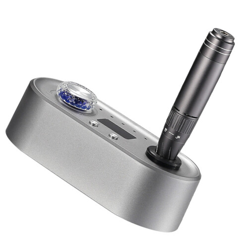 (Grey) Elektrische Nagelfeile 40000U/min tragbar mit Metallbits 2