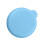 (Blue) Spazzola Capelli Pieghevole con Specchio Tonda Blu 2