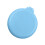(Blue) Spazzola Capelli Pieghevole con Specchio Tonda Blu 4